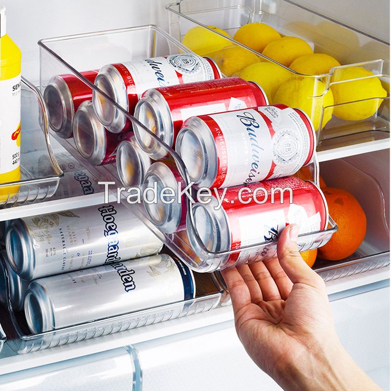 Keep your refrigerator, freezer, pantry or countertops neatly organized with the fridge can organizer storage bins, ideal storage for soda, pop, beer, tea, drinks, soup, vegetable, tomato sauce