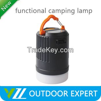 ABS Ultra Bright Outdoor Emergency Mini Led Camping Light With 10400 mah Power Bank