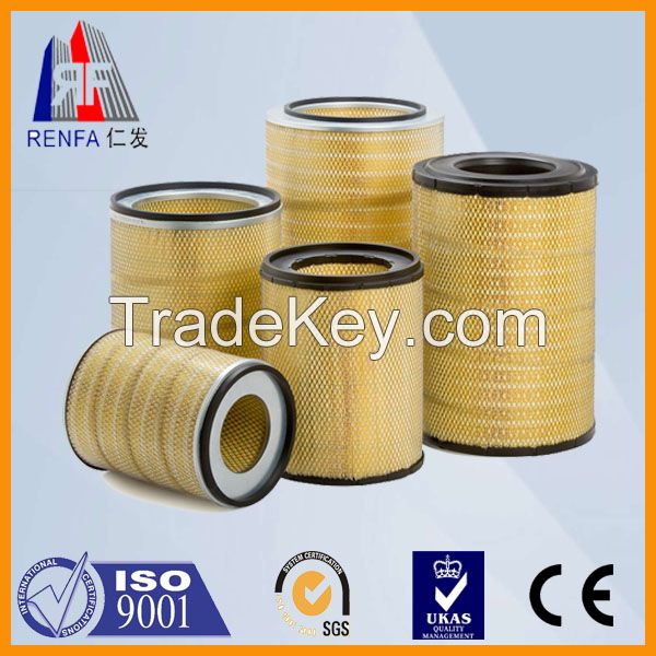 Hot sale high quality bus and Truck Air Filter