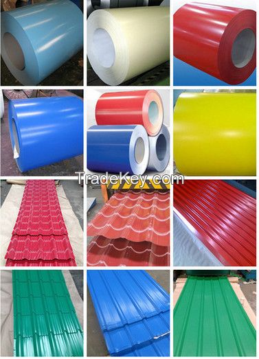 Pre-painted galvanized steel coil / PPGI /Color coated steel coil