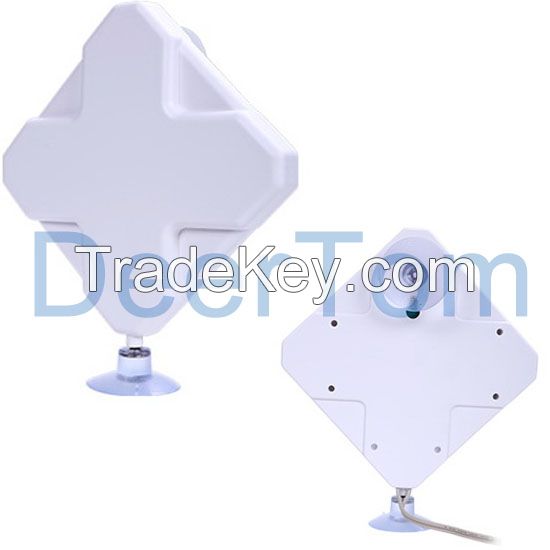 698-2700MHz 700-2700MHz 800-2700MHz 4G LTE Indoor Omni Directional Dual Polarization MIMO Ceiling Mount Antenna 35dBi Gain