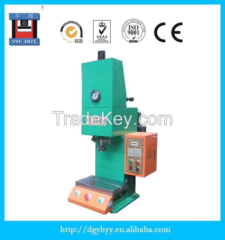 2015 new design high precision 5 ton c frame hydraulic press