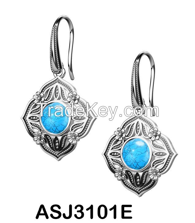 turquoise earring jewelry 