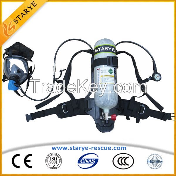 Personal Protective Equipment Of Carbon Fiber Gas Cylinder SCBA