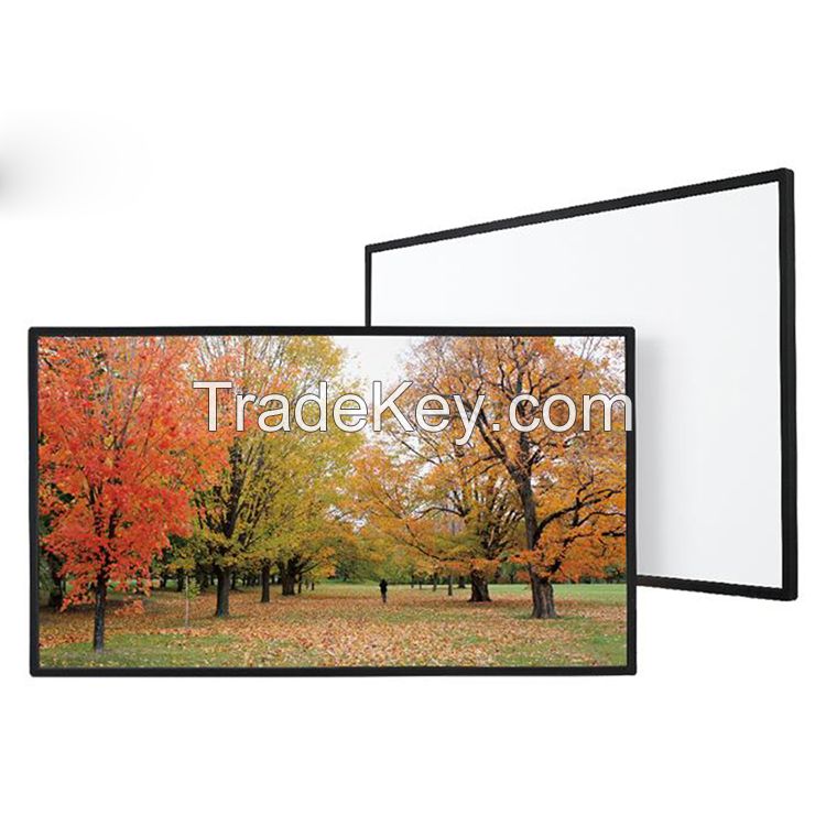 Cynthia PVC Fabric Fixed Frame Projection Screens