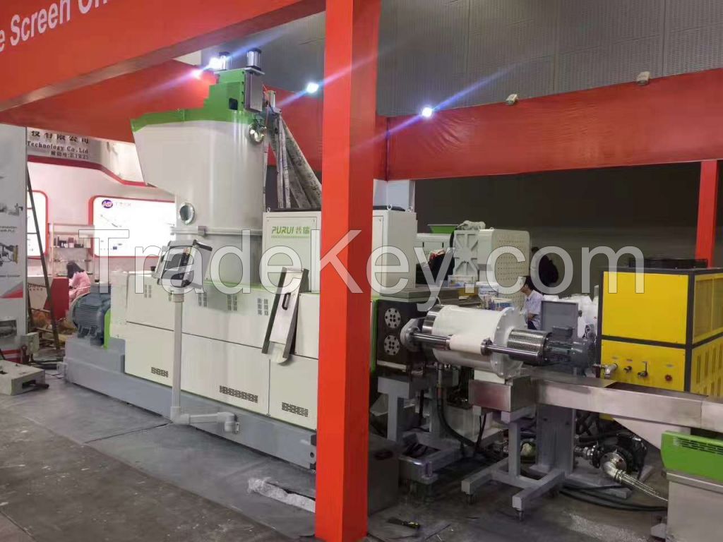 PP PE film granulating extruder/Plastic pelletizing line