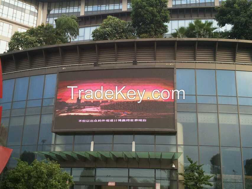 p10 outdoor led display smd advertising waterproof full color