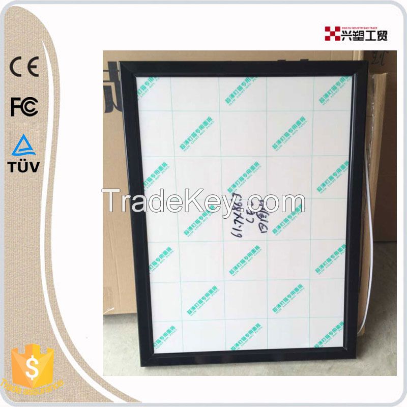 snap open aluminum light box slim aluminum light box