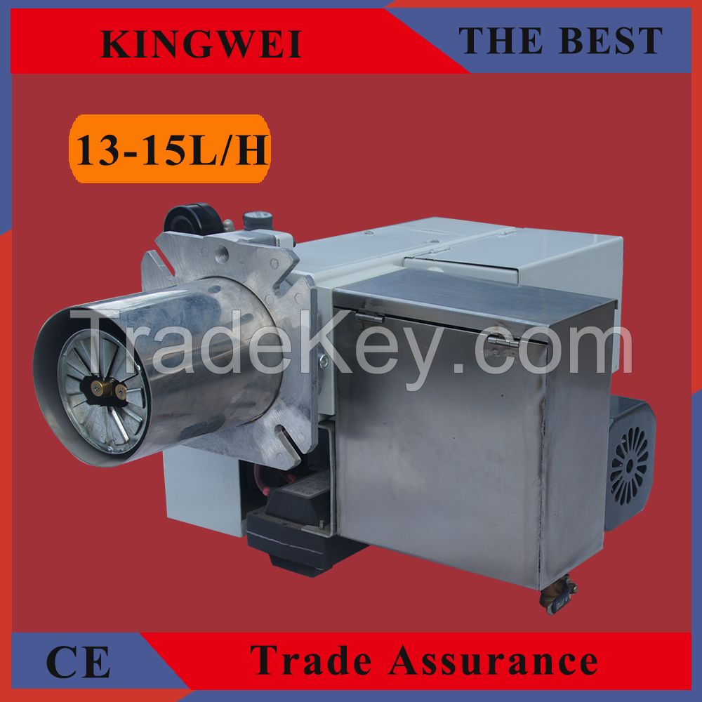 factory one package service kingwei brand waste multi oil burner