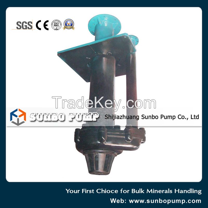 Rubber Lined Vertical Spindle Slurry pump, Sump Pump, Submersible Pump