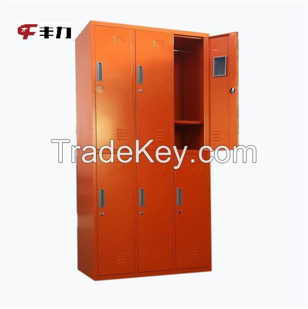 Bedroom Furniture Metal 6 Doors Wardrobe Almirah