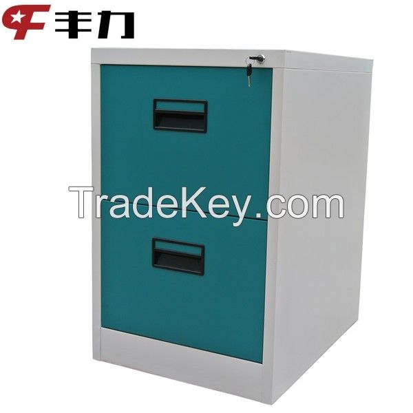 Colorful Steel 2/3/4 Drawers Filing Cabinet for Office/School/Factory