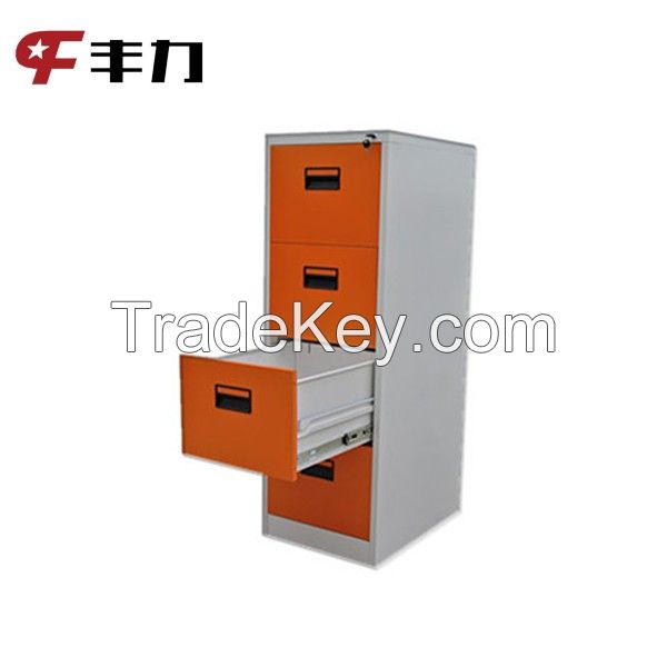 Colorful Steel 2/3/4 Drawers Filing Cabinet for Office/School/Factory