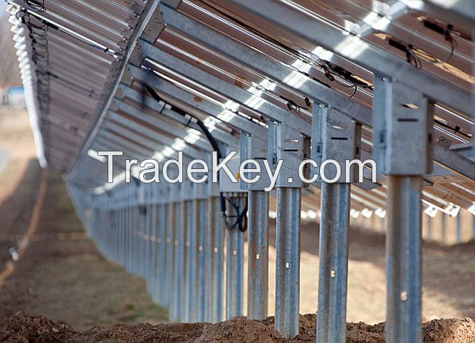 large ground sigma post solar bracket system