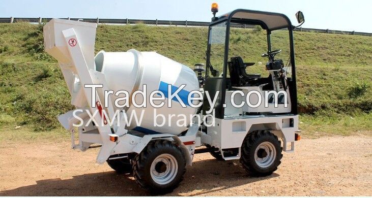 SXMW Diesel Engine mini Mobile Concrete Mixer