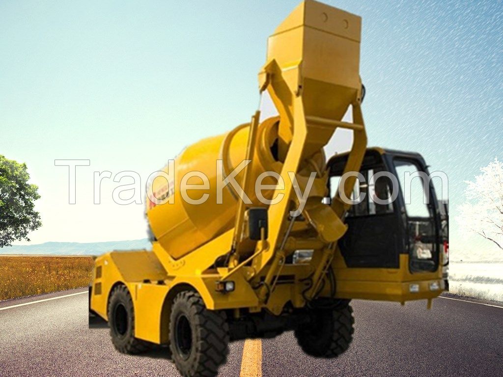 Diesel Engine mobile concrete mixer