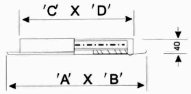 CL Series Ceiling/Side Wall Register (ABS Plastic)