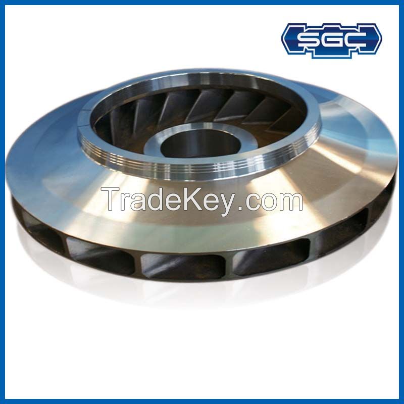 The centrifugal compressor impeller