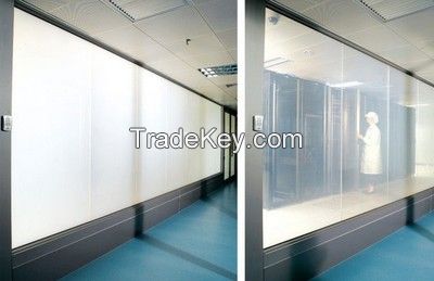 customised smart switchable  laminated glass(TPT)