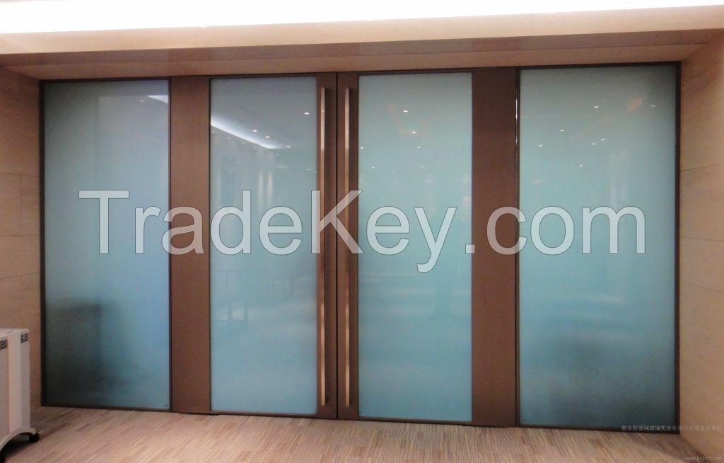 1.8m*3.5m smart switchable  laminated glass sheet (TPT)