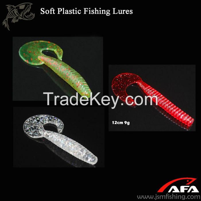 Wholesale Top Quality cheap Chinese fishing tackle soft plastic grub f