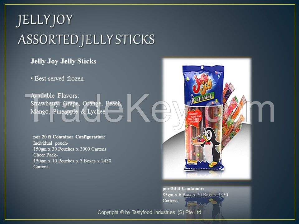 Jelly Joy Jelly Juice Drinks/Jelly Sticks/Jelly Bars