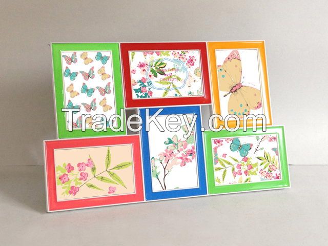 plastic photo frame picture frame 6pcs 