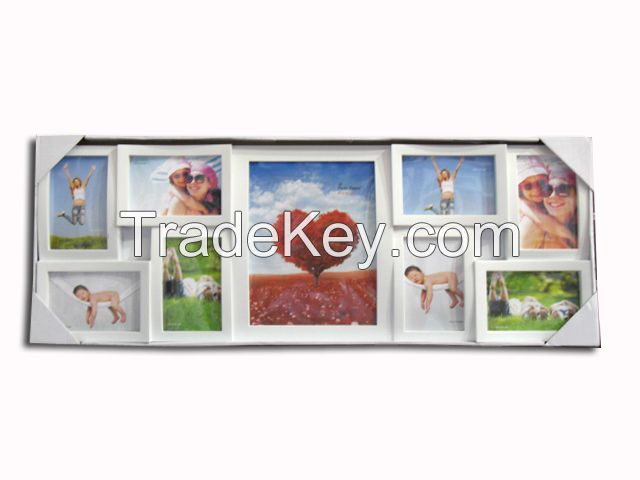 plastic photo frame picture frame 9pcs