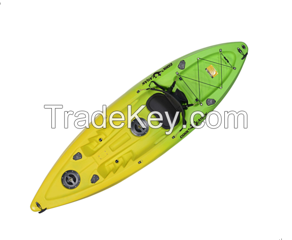 single seater sit on top fishiing kayak