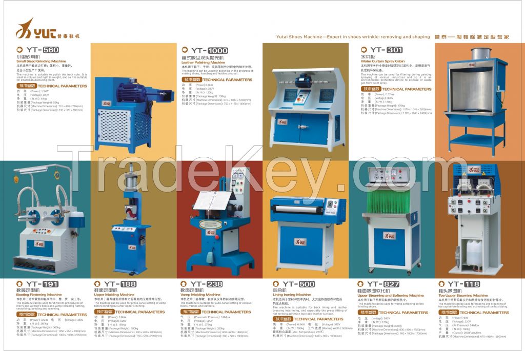 YT-1000 Dust Collecting Leather Polishing Machine