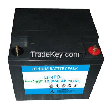 12V 40Ah LiFePO4 Battery Pack for Energy Power Supply for Hospital, Popular