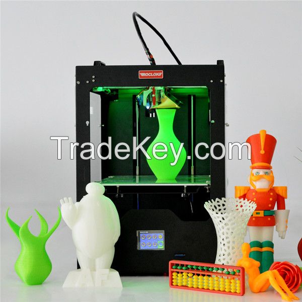 2015 latest technology! High precision U3 type FDM desktop 3D printer for family/school/model used