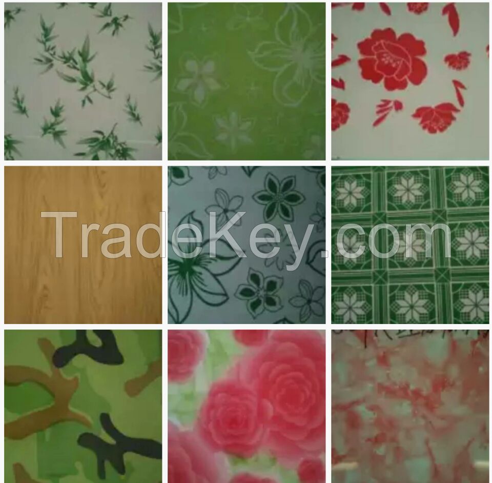 print flower ppgi / ppgl, flower printed prepainted galvanized steel coils