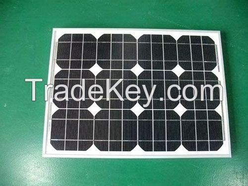 Big size Mono solar panel 30w