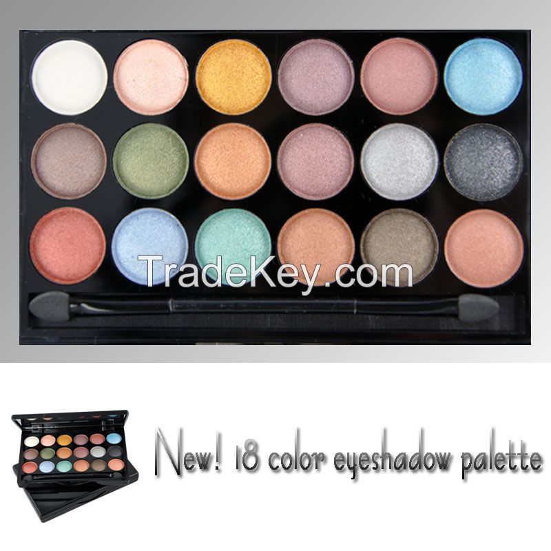 Private Lablel Makeup 18 Color Ultra Shimmer Eyeshadow