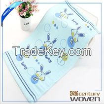 Super soft carton printing baby towels hand towel for baby