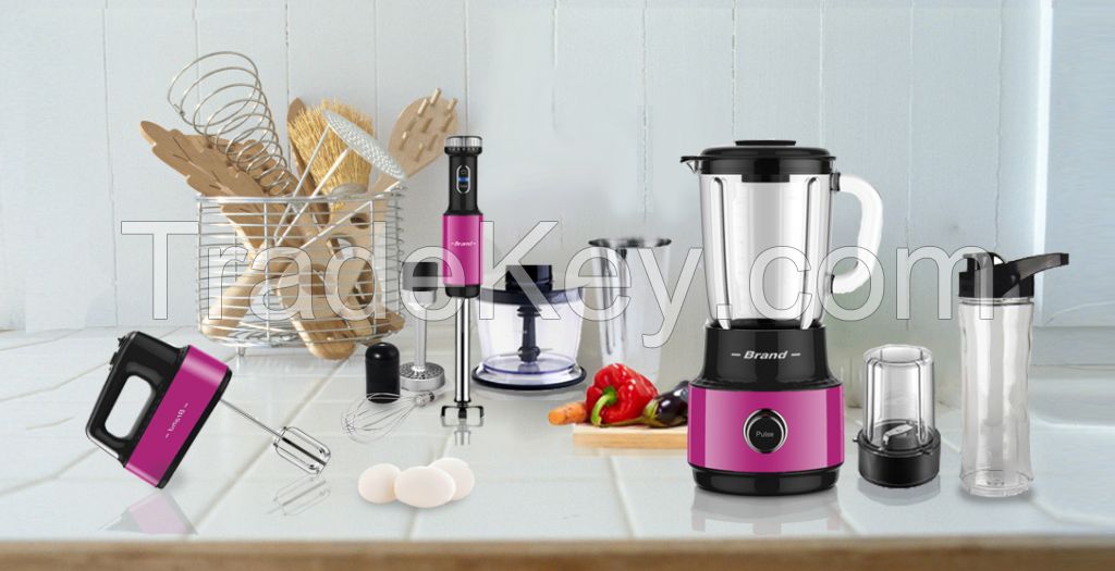 GOOD QUALITY CE GS ROHS LFGB ETL COLORED 200-600WHAND BLENDER