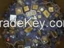  Computer Ceramic CPU Processors Gold Scrap 