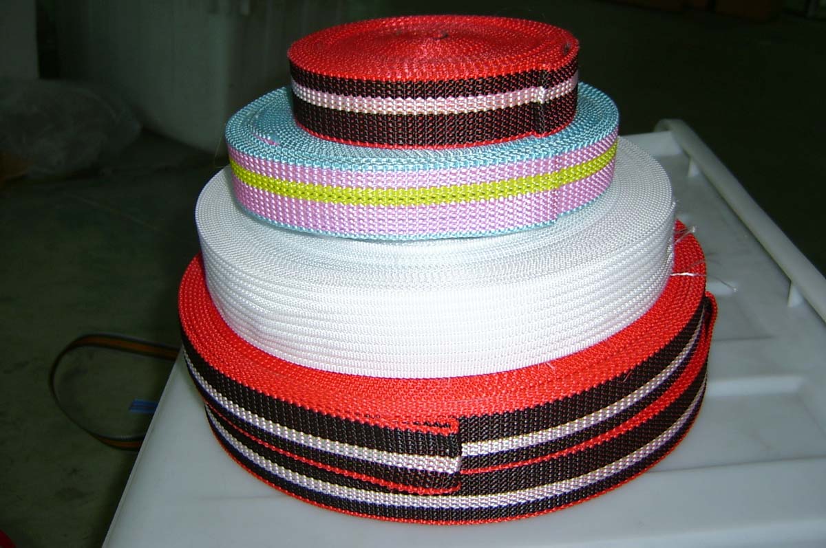 PP ribbon/webbing/bag belt/bag ribbon/safty belt