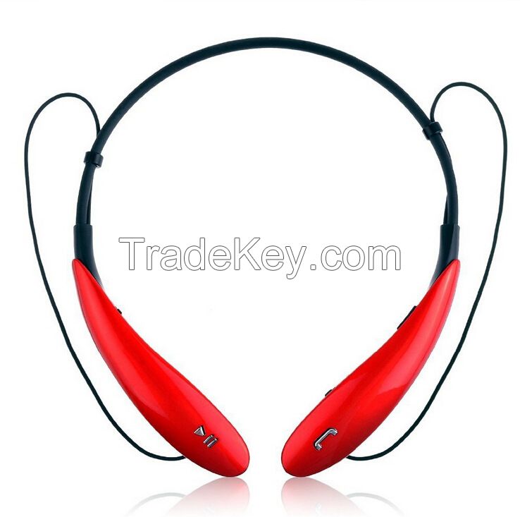 2015 colorful neckband stylish wireless stereo bluetooth headsets for ultra hbs800