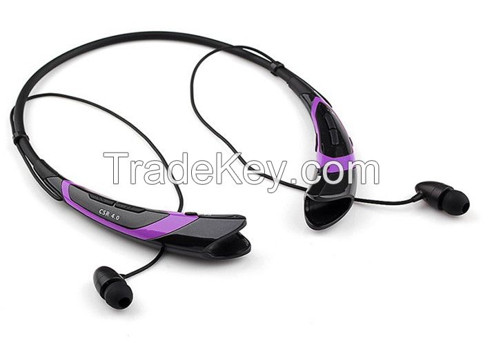 Hot selling sport stereo bluetooth wireless cell phone headset HBS760