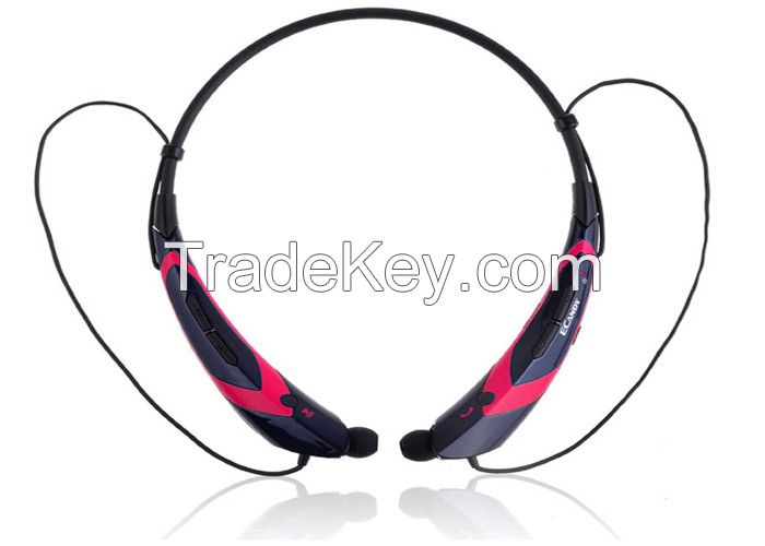 Hot selling sport stereo bluetooth wireless cell phone headset HBS760