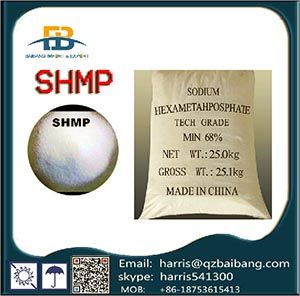 SHMP Sodium Hexametaphosphate (Food Grade and Industrial Grade)