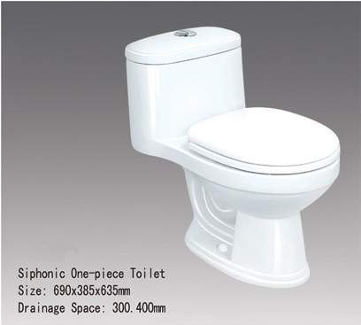 One-piece Toliet