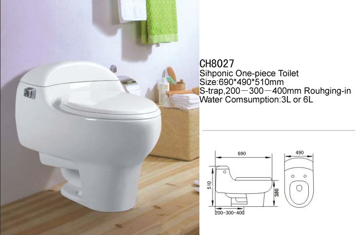 One-piece Toilet