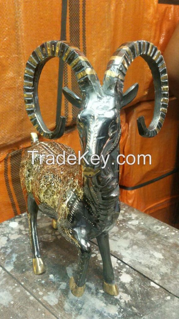 100% Brass Metal Goat Size 16 inch.....