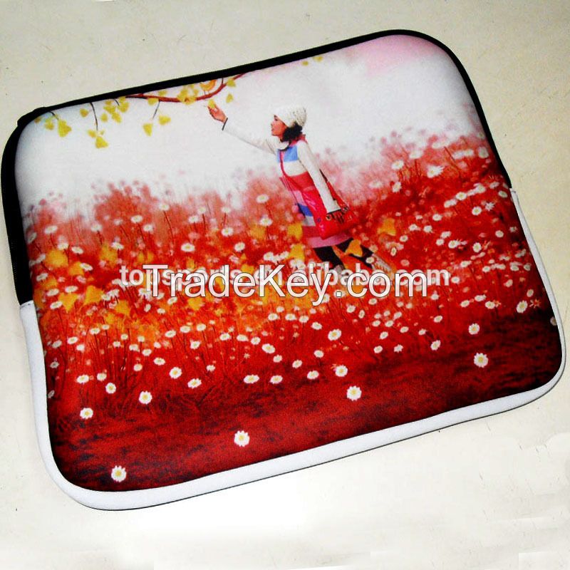 15.6 cute insulated neoprene laptop sleeve with zipper