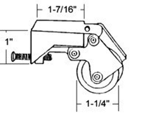 Sliding Glass Door Roller 6-324