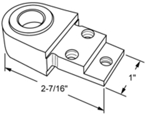 Commercial Door Pivot - Top Frame Portion 13-1720