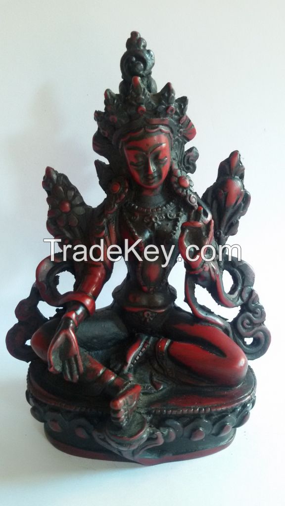 Resin Green Resin Statue